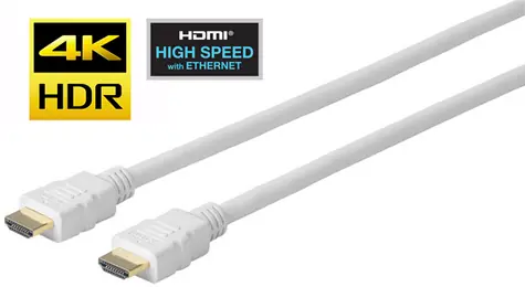 VivoLink Pro HDMI 2.0b kabel M - M 3m bílá / 1920x1080 4K 2K / 18 Gbs / HDCP