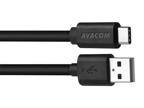AVACOM Datový a nabíjecí kabel USB - USB Type-C 100cm černá