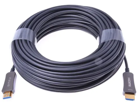 PremiumCord optický HDMI 2.0 kabel 40m High Speed + Ethernet 4K@60Hz / M-M / 18 Gbps / HDR / 3D