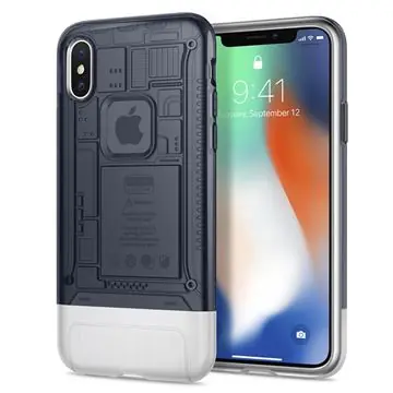 Spigen Classic C1 ochranný kryt pro Apple iPhone X grafitově černá