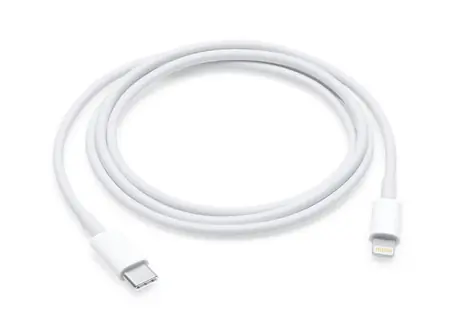 Apple originální datový kabel Lightning na USB-C 2m / bílá