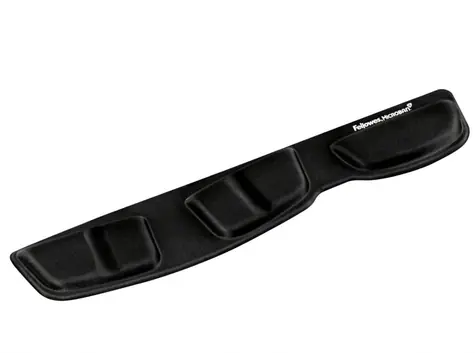 Fellowes Health-V Microban Lycra - Opěrka zápěstí černá / Opěrka zápěstí ke klávesnici pěnová 