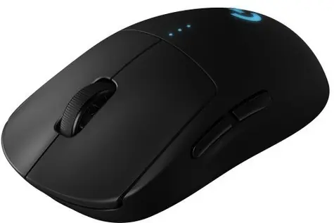 Logitech myš G PRO / optická / 8 tlačítek / 25600dpi / bezdrátová / černá  / doprodej