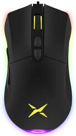 DELUX M626BU herní myš / laserová / USB / 7 tlačítek / RGB
