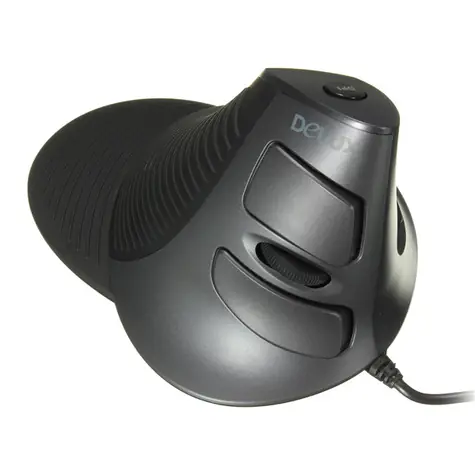 DELUX M618BU optická myš / vertikální / 1600DPI / 6 tlačítek / USB