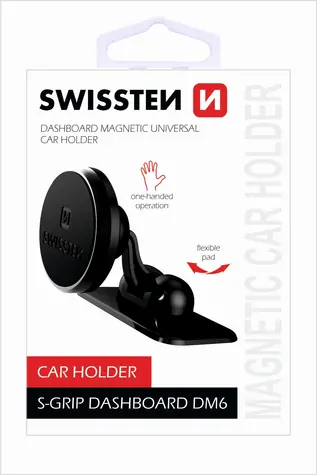 SWISSTEN S-GRIP DASHBOARD DM6 / Magnetický držák do auta 