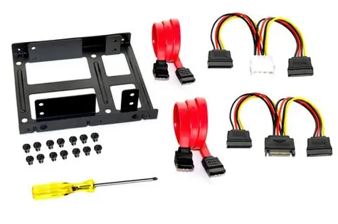 Fantec montážní kit / rámeček pro 2x 2.5
