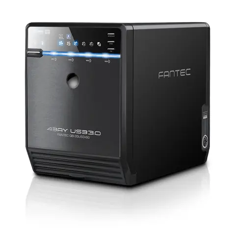 Fantec QB-35US3-6G černá / externí skříň pro 4x 3.5