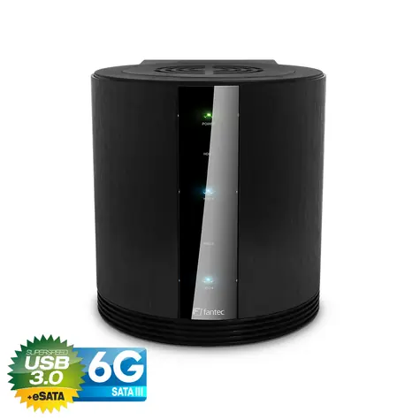 Fantec SQ-35U3e-6G černá / externí skříň pro 4x 3.5