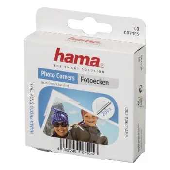 Hama fotorůžky samolepicí transparentní 200 ks