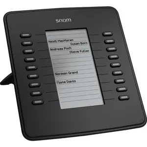 Snom D7 rozšiřující modul s LCD / pro D715 & D725 & D765 / programovatelné klávesy / černá / doprodej