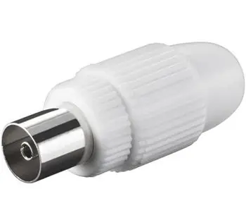 PremiumCord TV antenní konektor IEC přímý-F / 75 Ohm