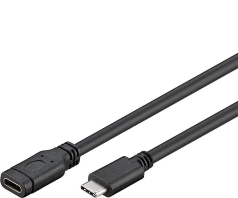 PremiumCord Prodlužovací kabel USB 3.1 (USB-C) samec na USB 3.1 (USB-C) samice 1m
