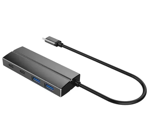 PremiumCord 10G SuperSpeed USB Hub / Type C to 2 X USB 3.1 A / 2 X USB 3.1 C