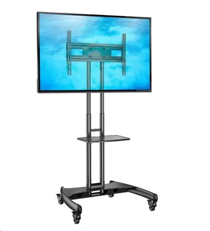 NB AVA1500 černá / profesionální TV stojan / mobilní / VESA 100x100 až 600x400