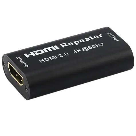PremiumCord HDMI repeater černá / 4Kx2K@60Hz / až do 40m
