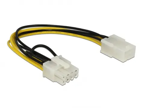 Delock napájecí kabel PCI Express 6 pin samice > 8 pin samec