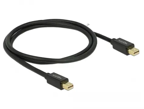 Delock mini Displayport kabel samec - samec 1 m černá