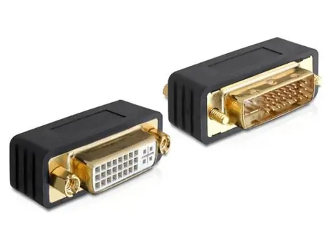 Delock adapter DVI 24+5 samec > samice