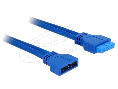 Delock prodlužovací kabel USB 3.0 pin konektor samec > samice