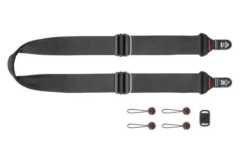 Peak Design Slide Black (černá) - rychloupínací popruh pro fotoaparáty