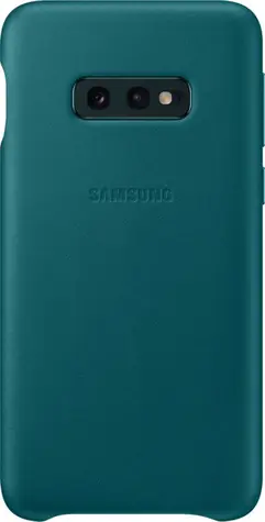 SAMSUNG Leather Cover kožený zadní kryt pro Samsung Galaxy S10e zelená