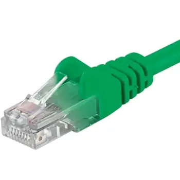 PremiumCord UTP CAT6 0.25m / Patch kabel / RJ45-RJ45 / zelená