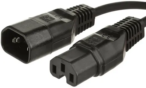 MicroConnect Jumper Cable C14 - C15 2.5m / prodlužovací kabel / 2.5m