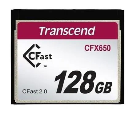 Transcend CFast 2.0 CFX650 128GB / paměťová karta / MLC