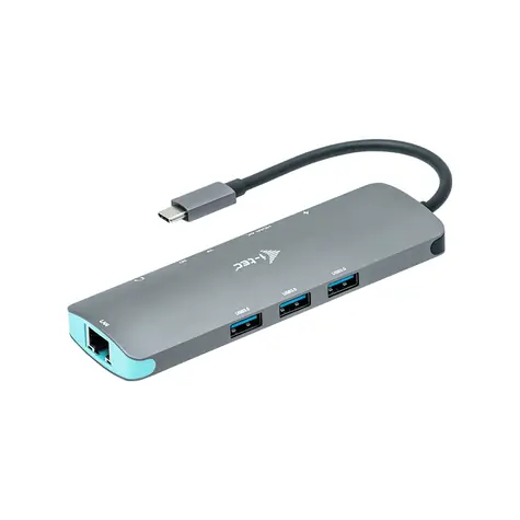 i-tec USB-C Metal Nano Docking Station 4K HDMI LAN + Power Delivery 100W