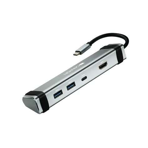 Canyon CNS-TDS03DG dokovací stanice šedá / USB-C / USB 3.0 / HDMI