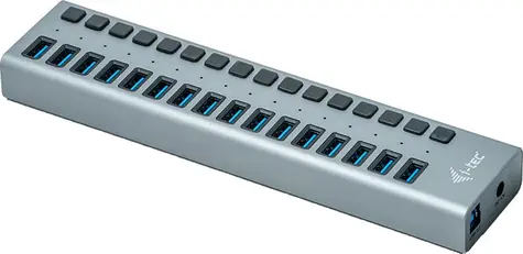 i-tec USB 3.0 Charging HUB 16port + Power Adapter 90W