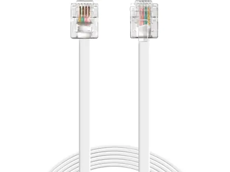Sandberg telefonní kabel RJ11 > RJ11 1.8m bílá
