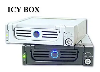 Icy Box 138SK-B černá / hliníkový rámeček s ventilátorem / pro SATA HDD / + HotSwap šuplík