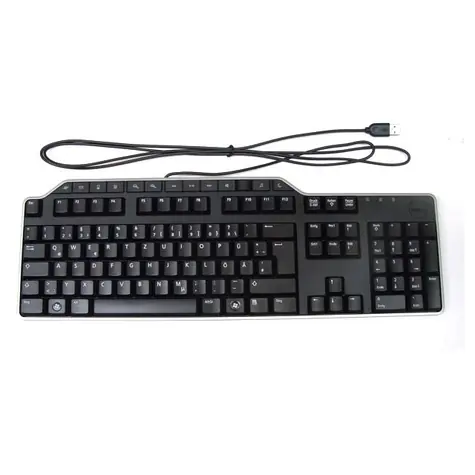 DELL KB-522 US černá / Multimediální klávesnice / US / QWERTY / USB / 1.8 m