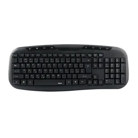 Hama Cellino klávesnice černá / drátová / USB / voděodolná / CZ+SK