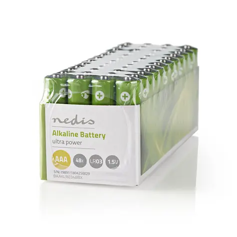 NEDIS BAAKLR0348BX - Alkalická Baterie AAA / 1.5 V / 48 kusů / Box