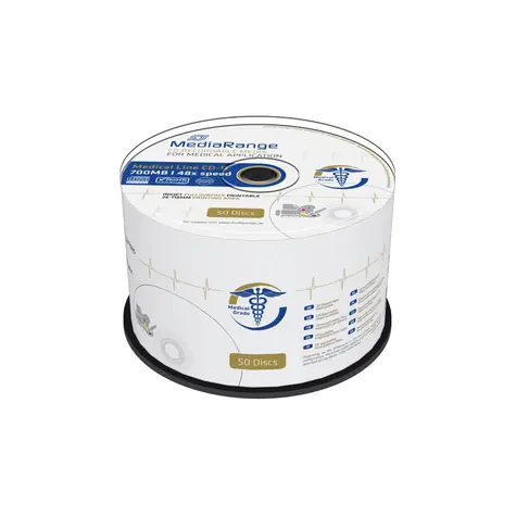 MEDIARANGE CD-R 700MB 48x / 50 kusů / Inkjet Printable