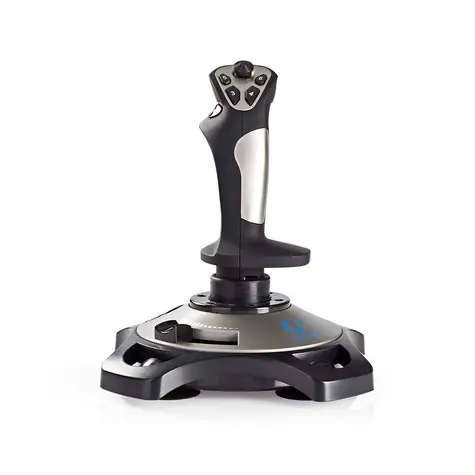 NEDIS joystick Černý / USB / 12 tlačítek / kompatibilní se zařízeními USB / kabel 1.5m