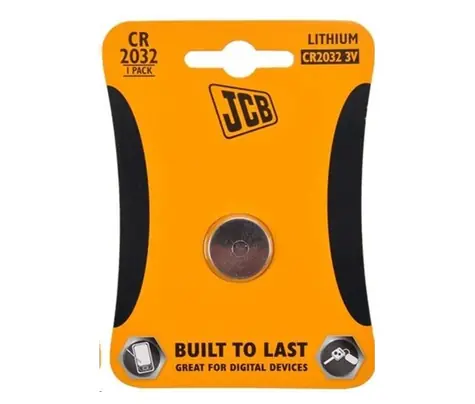 JCB knoflíková lítiová baterie CR2032 blister 1 ks