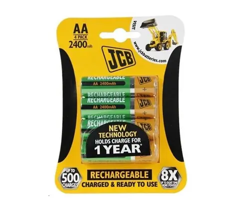 JCB RTU NiMH AA R06 2400mAh blister 4 ks