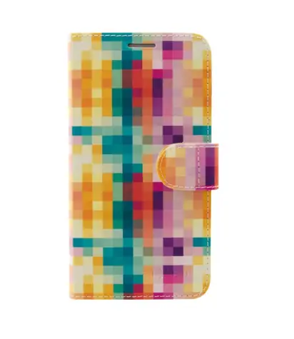 FIXED FIT Pouzdro typu kniha pro Apple iPhone XS motiv Dice
