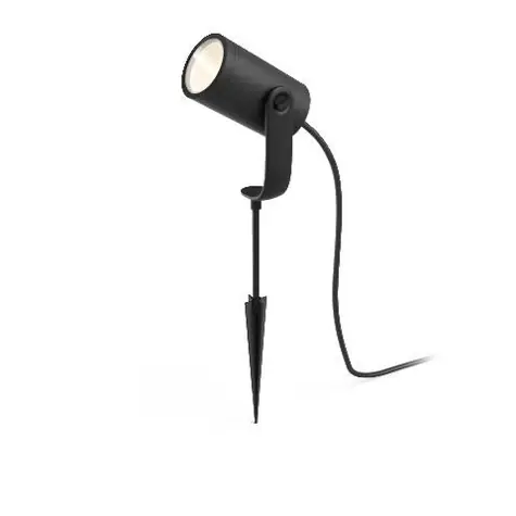 Philips Hue Lily LED 8W černá / venkovní svítidlo / 650lm / 2200-6500K / IP65