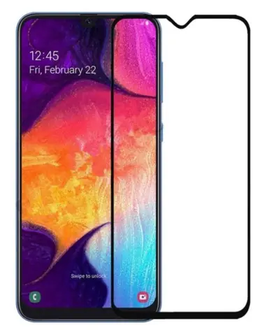 Aligator tvrzené sklo pro Samsung Galaxy A50 celoplošné lepení / černé