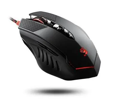 A4tech BLOODY T70 Černá / Herní optická myš / 4000 DPI / V-Track / 9 tlačítek / Pravoruká / USB