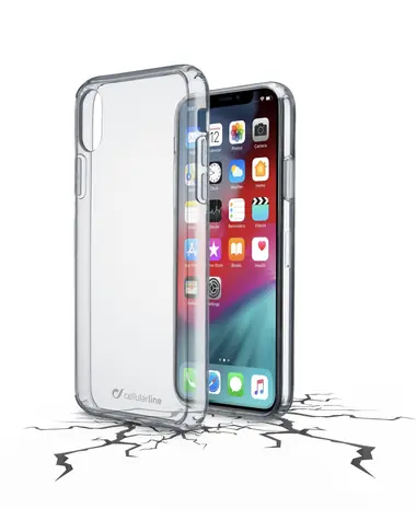 Cellularline CLEAR DUO Zadní čirý kryt s ochranným rámečkem pro Apple iPhone XS Max