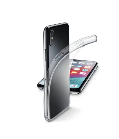CellularLine Fine Extratenký zadní kryt pro Apple iPhone XS Max transparentní