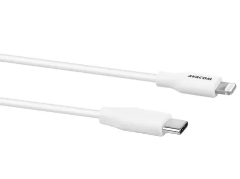 AVACOM MFIC-120W kabel USB-C - Lightning 120cm bílá / MFi certifikace