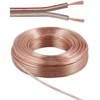 PremiumCord kabel pro propojení reprosoustav 2x0.75mm / 100% CU měď / 10m
