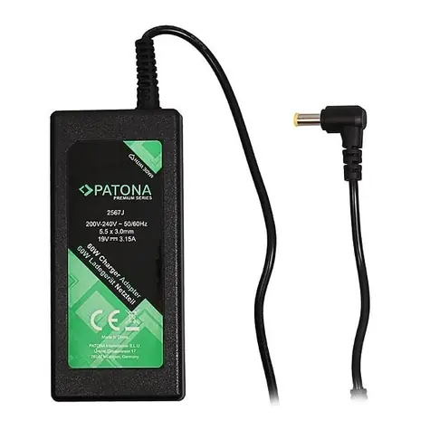 PATONA napájecí adaptér PREMIUM k ntb Samsung / 19V / 3.15A 60W / konektor 5.5x3mm + pin